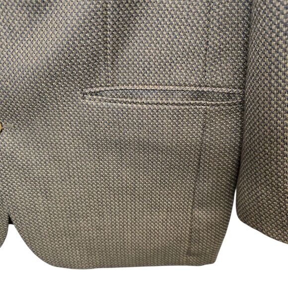 Bert Pulitzer Men's 40R Woolblend Brown Blazer Sport Coat - Picture 6 of 16